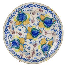 1005  -  PLATO DE MANISES DE FINALES DE SIGLO XIX