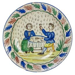 484 - PLATO DE CERÁMICA LEVANTINA DEL PRIMER TERCIO DE S. XX