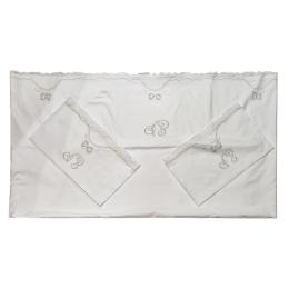 816  -  JUEGO DE CAMA BORDADO DE MEDIADOS DEL S.XX