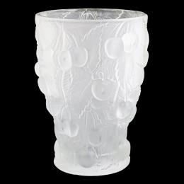 40  -  JARRÓN DE ESTILO LALIQUE DE MEDIADOS DE SIGLO XX