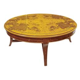 364  -  MESA DE CENTRO DISEÑO PIERRE LOTTIER DE LOS AÑOS 70