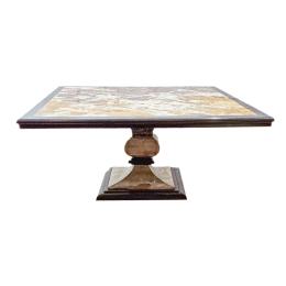 363  -  MESA DE CENTRO DE ONIX DE LOS AÑOS 70