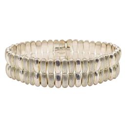 206  -  PULSERA ANCHA DE PLATA 