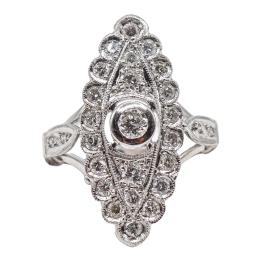 31  -  ANILLO LANZADERA CON BRILLANTES