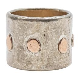 7  -  ANILLO ANCHO INGLÉS DE PLATA