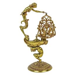 964  -  LÁMPARA DE ACEITE DE SOBREMESA DEL PRIMER TERCIO DEL S.XX