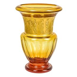 43  -  PEQUEÑO JARRÓN EN CRISTAL DE BOHEMIA DEL PRIMER TERCIO S.XX
