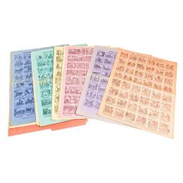 249  -  COLECCIÓN DE 18 AUQUES DE FINALES DEL S.XIX