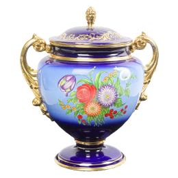 609 - TIBOR DE PORCELANA DE MEDIADOS DE SIGLO XX