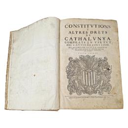 253  -  CUNSTITUTIONS Y ALTRES DRETS DE CATHALUNYA...