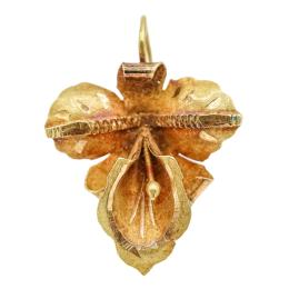 118 - PENDIENTE ORQUIDEA DE LOS AÑOS 40