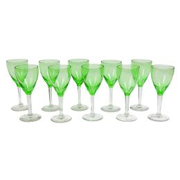 17  -  CONJUNTO DE COPAS DE VINO DE MEDIADOS SIGLO XX