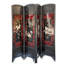 490 - BIOMBO JAPONES DEL PRIMER TERCIO DE SIGLO XX