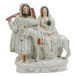 499 - FIGURA PORCELANA STAFFORD DE FINALES DEL S.XIX