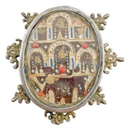 67 - RELICARIO DE PLATA DEL SIGLO XVIII