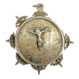 150 - MEDALLÓN PATENA CASTELLANO DEL S. XVII-XVIII