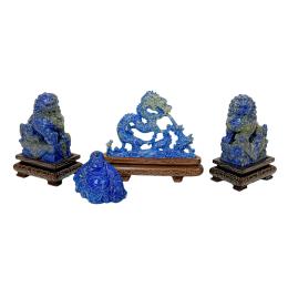 589 - CUATRO FIGURAS ORIENTALES DE LA SEGUNDA MITAD DE S. XX