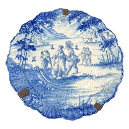 682  -  PLATO DE CERÁMICA ITALIANA DE SAVONA