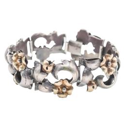 292 - PULSERA PLATA DE LOS AÑOS 30
