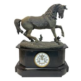 1035 - RELOJ SOBREMESA FRANCÉS DE FINALES DEL S.XIX