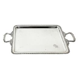 874  -  BANDEJA DE PLATA DE LA PRIMERA MITAD DE SIGLO XX