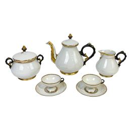 667  -  JUEGO DE CAFÉ DE PORCELANA BIDASOA