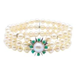 274 - PULSERA DE PERLAS CON TURQUESAS