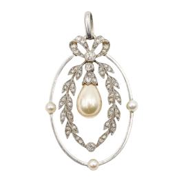227 - MEDALLA COLGANTE NOUCENTISTA, DE LOS AÑOS 20