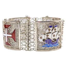294 - PULSERA PORTUGUESA CON ESMALTES