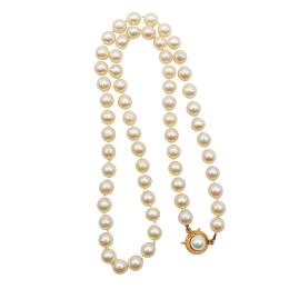 189 - COLLAR PERLAS CIERRE ORO