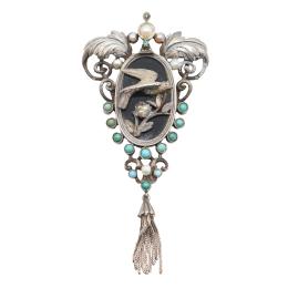 113 - BORCHE COLGANTE DEL S.XIX