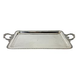 872  -  BANDEJA DE PLATA DE  MEDIADOS SIGLO XX 