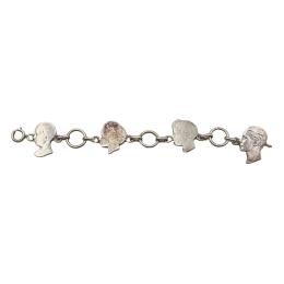 269 - PULSERA CON MONEDAS DE MEDIADOS S.XX