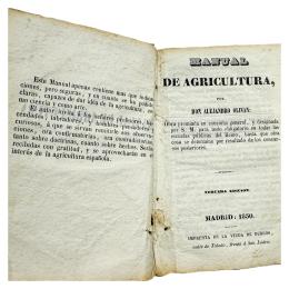 488  -  MANUAL DE AGRICULTURA