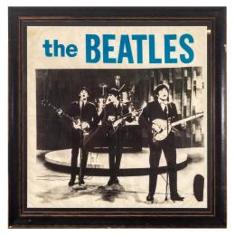 39 - CARTEL ENMARCADO DE LOS BEATLES 