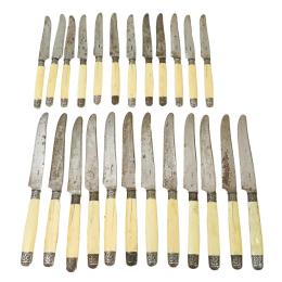 1188  -  CONJUNTO DE CUCHILLOS FRANCESES DE FINALES DEL S.XIX
