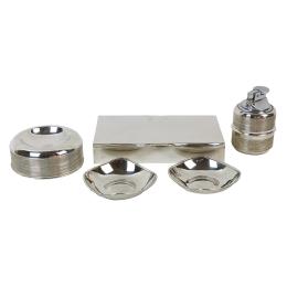 915  -  CONJUNTO DE FUMADOR EN PLATA DEL ÚLLTIMO CUARTO DEL S.XX