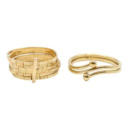 196 - DOS ANILLOS DE ORO