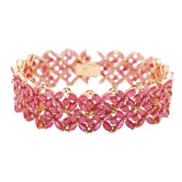 271 - PULSERA CON RUBÍES