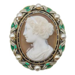 121 - BROCHE COLGANTE CAMAFEO DE JAUME MERCADÉ