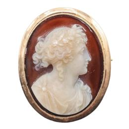 120 - BROCHE CAMAFEO DEL S.XIX