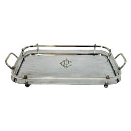 1183  -  BANDEJA DE SERVICIO EN METAL DEL PRIMER CUARTO DEL S.XX