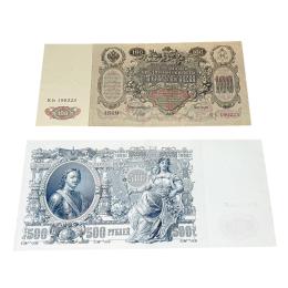 569 - SEIS BILLETES RUSOS DE 1910 Y 1912