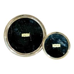1014 - DOS MARCOS DE PLATA DE MEDIADOS DEL SIGLO XX
