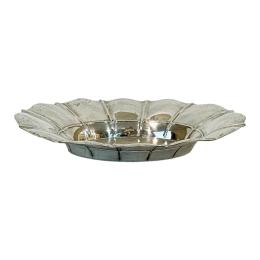740  -  CENTRO DE MESA EN PLATA DE MEDIADOS DE SIGLO XX