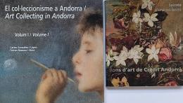 141  -  DOS LIBROS SOBRE COLECCIONISMO DE ARTE EN ANDORRA.  