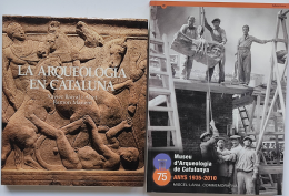 195  -  DOS LIBROS SOBRE ARQUEOLOGÍA EN CATALUNYA.    