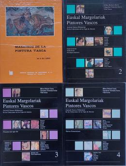 238  -  CUATRO LIBROS SOBRE PINTORES VASCOS.    