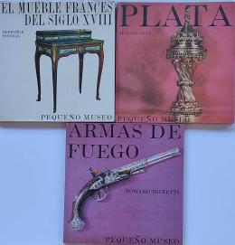 268  -  TRES LIBROS SOBRE ANTIGÜEDADES COLECCIÓN PEQUEÑO MUSEO.   