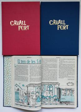 295  -  TRES VOLÚMENES ENCUADERNADOS DE LA REVISTA CAVALL FORT
